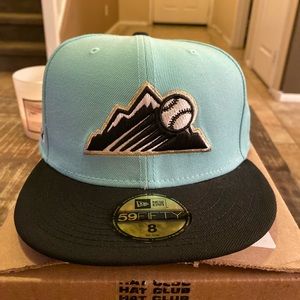 Size 8 Rockies Mint condition hat club EXCLUSIVE